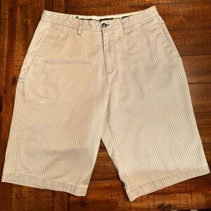 Volcom Frickin Chinos - Gray Pinstripe - Men’s 34 - 12” Inseam